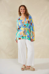 Boho-Chic Tie Top