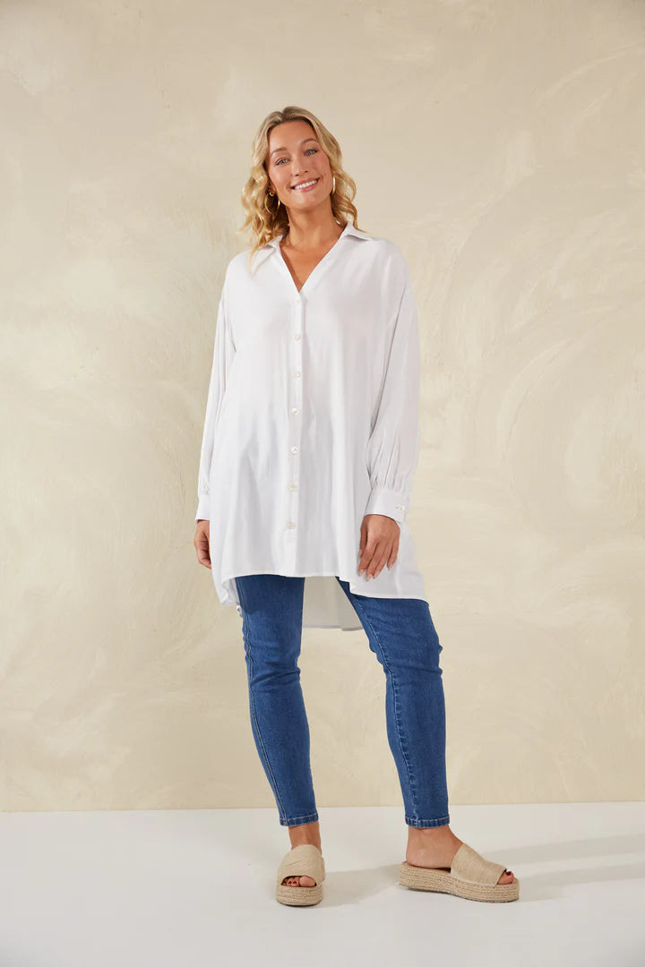 Oversized Shirt  - White