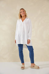 Oversized Shirt  - White
