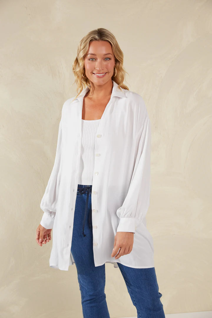 Oversized Shirt  - White