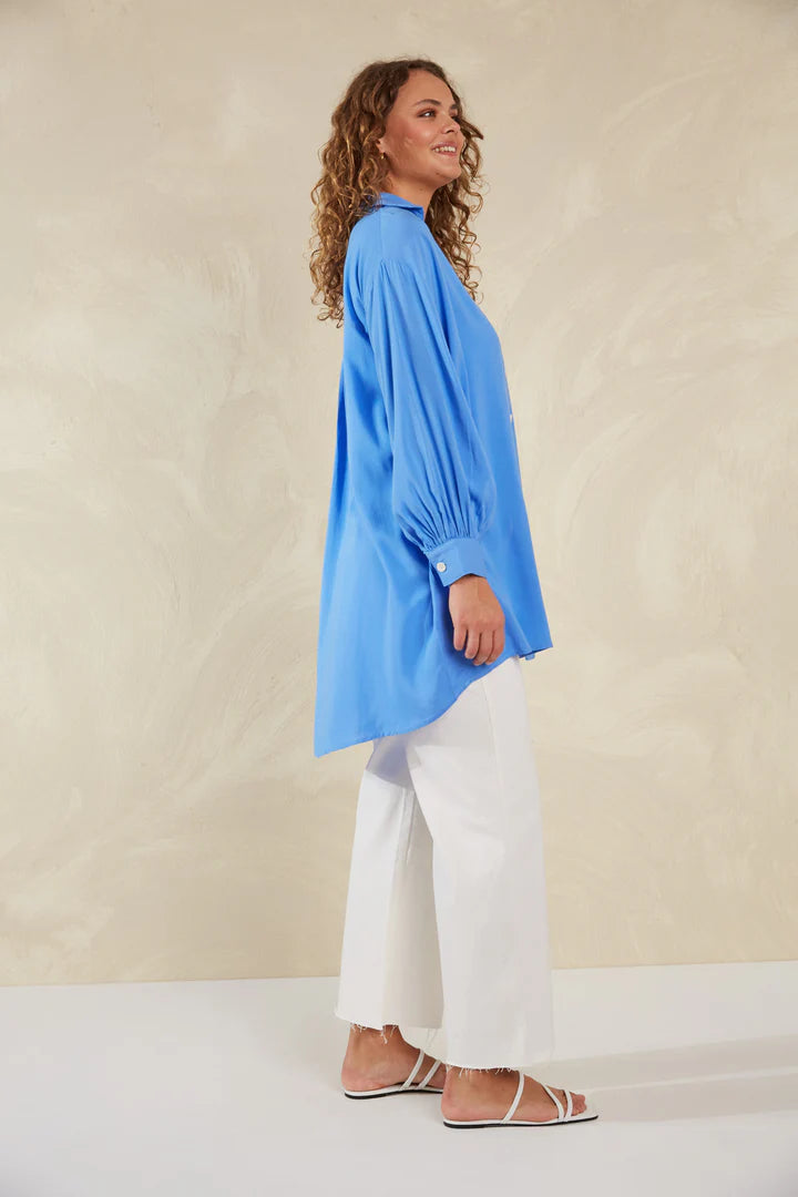 Oversized Shirt - Blue