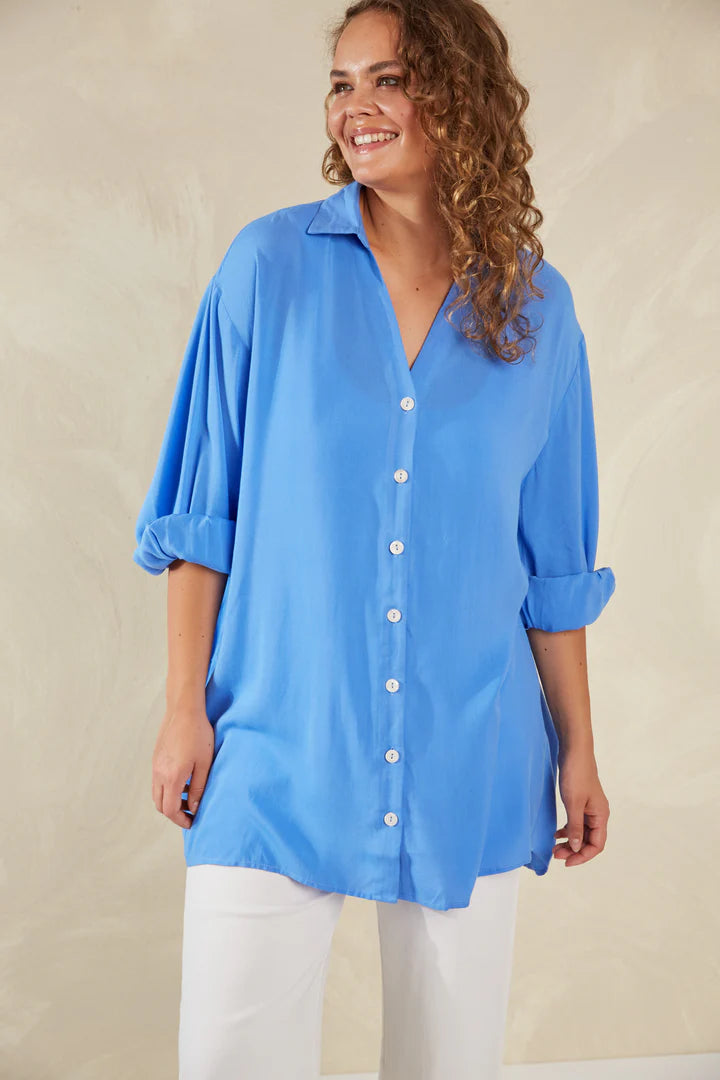 Oversized Shirt - Blue