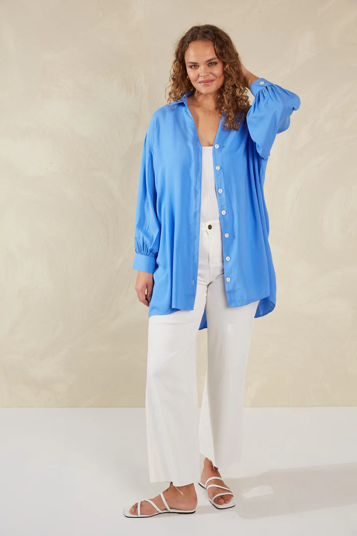 Oversized Shirt - Blue