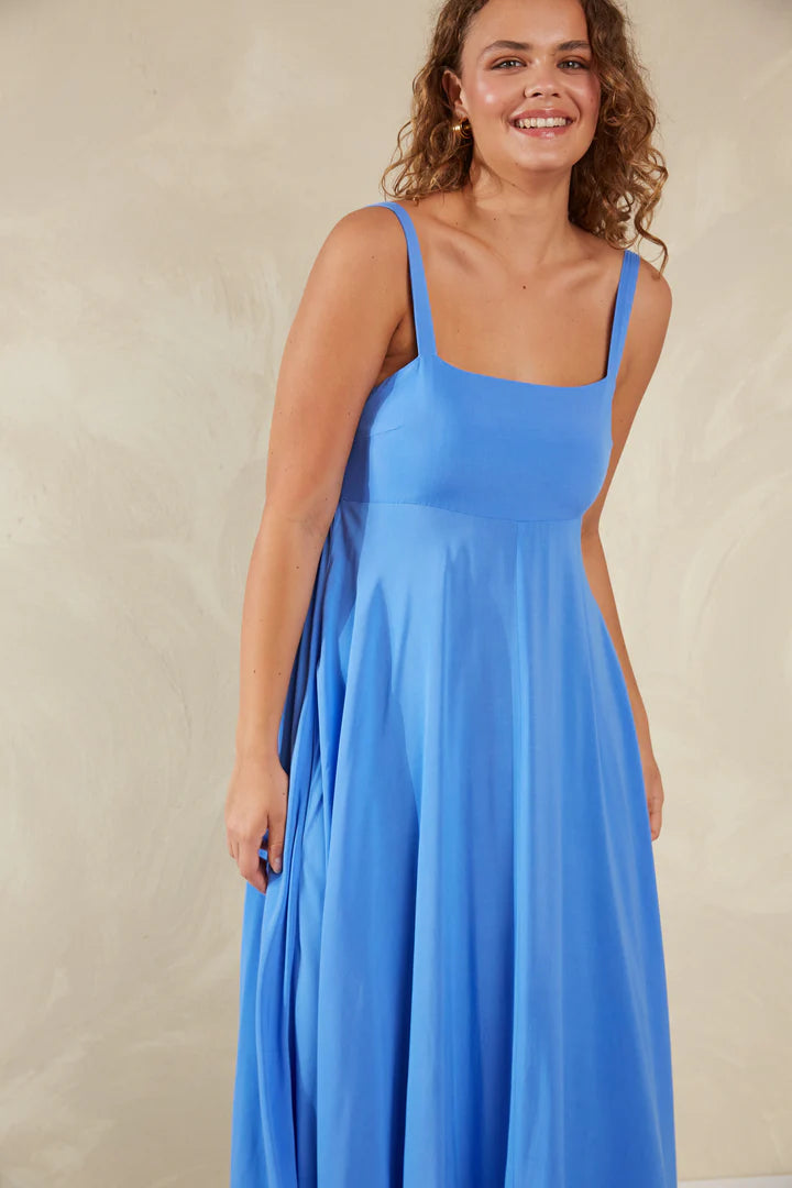 Romantic Maxi Dress - Blue