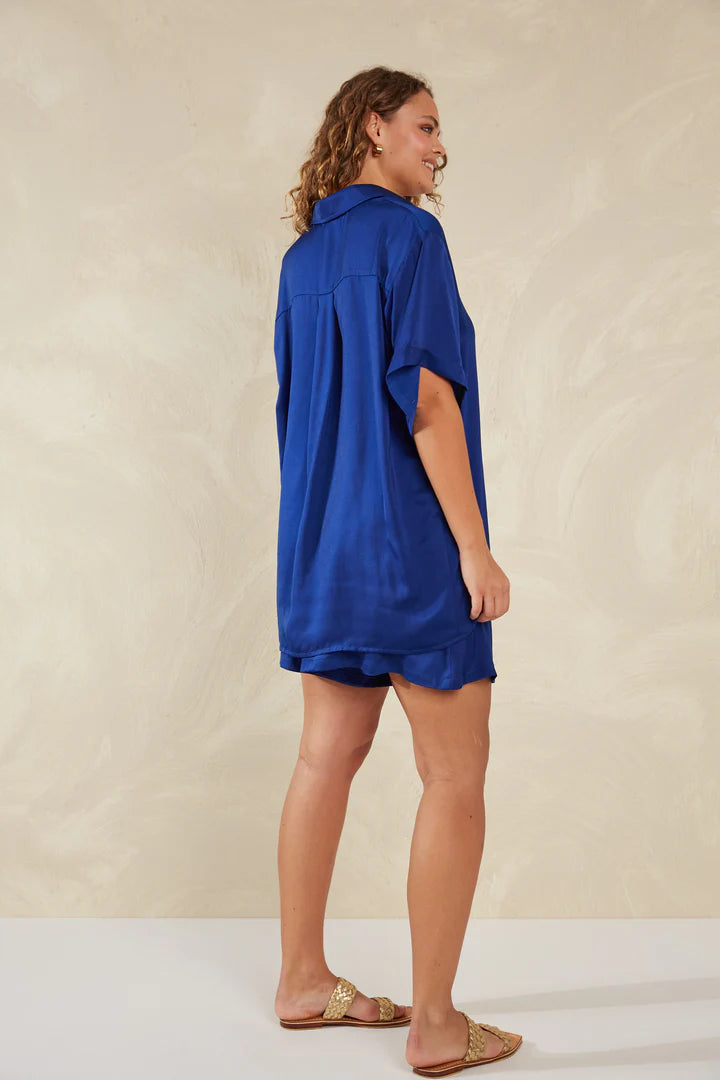 Oversized Shirt - Blue