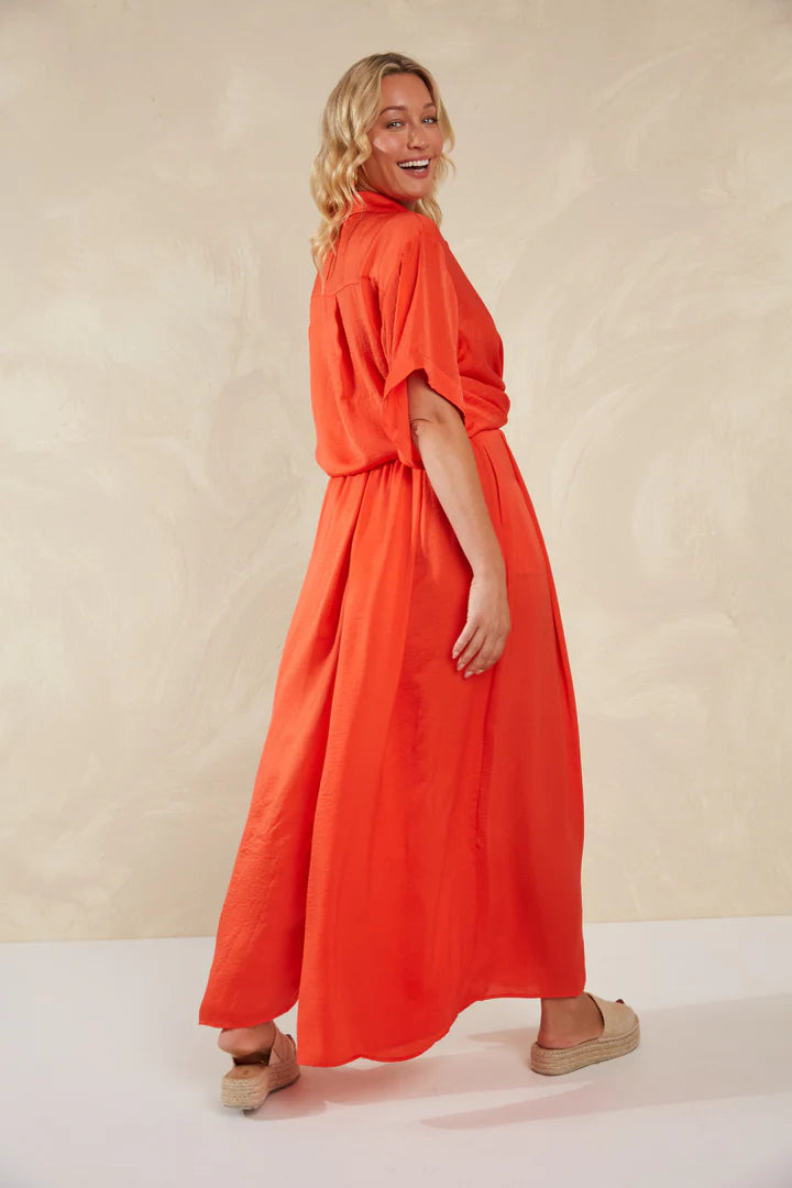 Luxe Wide Leg Pants - Aperol