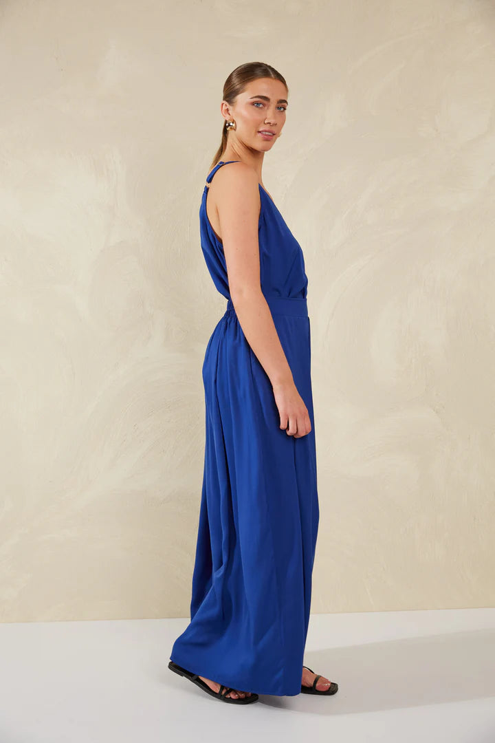 Luxe Wide Leg Pants - Blue