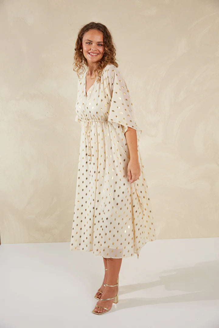 Luxe Kaftan Dress - White