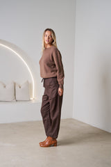 Loula 100% Cotton Cord Knit Sweater