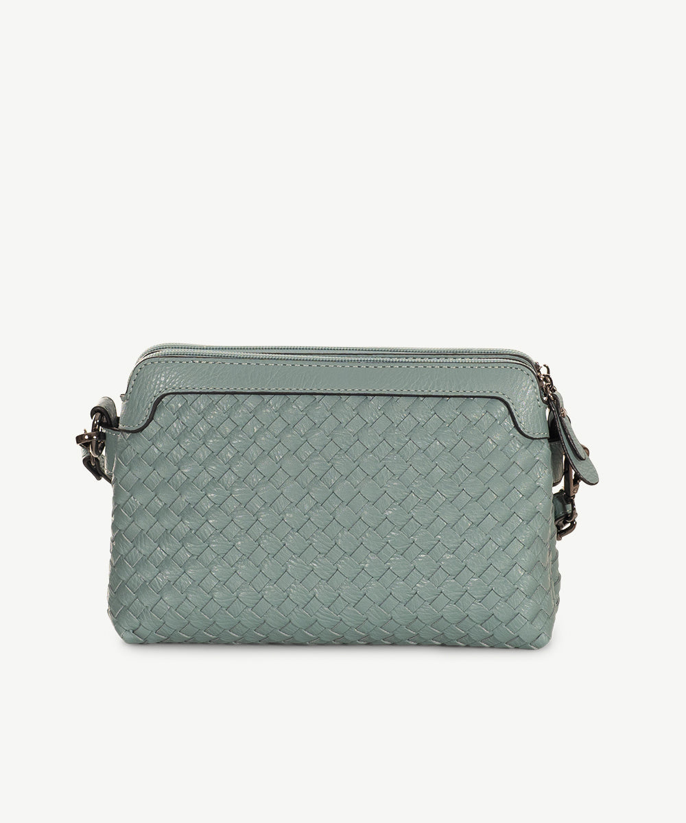 Sassy Duck Riley Cross Body Bag in Blue interior view