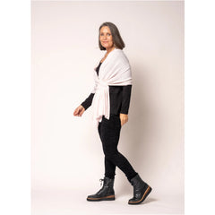 Abriel Knit Scarf -Blush