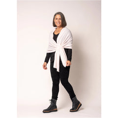 Abriel Knit Scarf -Blush