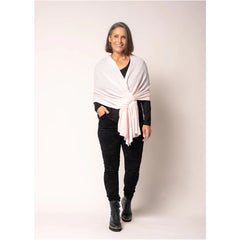 Abriel Knit Scarf -Blush