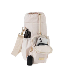 Sachi Insulated Stylish Cross Body Bottle Bag Alabaster