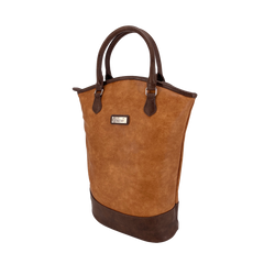 Sachi Two Bottle Wine Tote - Tan
