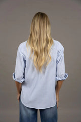 Humidity Lifestyle Nala Stripe Shirt - Sky Blue