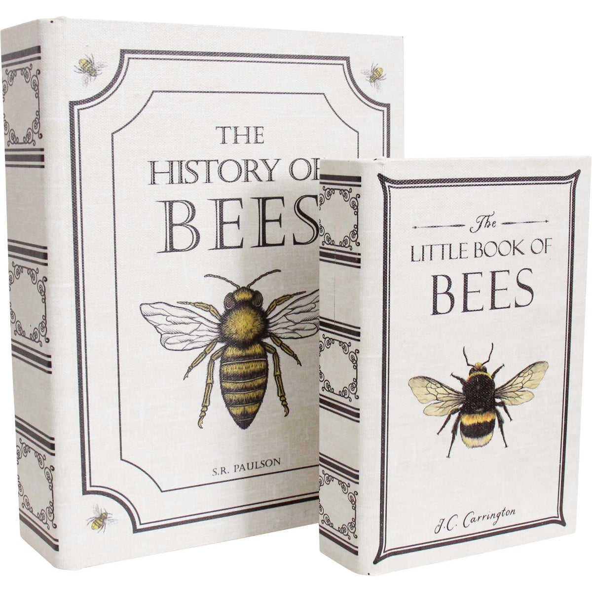 Set of Bee-Themed Book Boxes