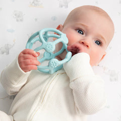 Silicone Teething Ball - Blue