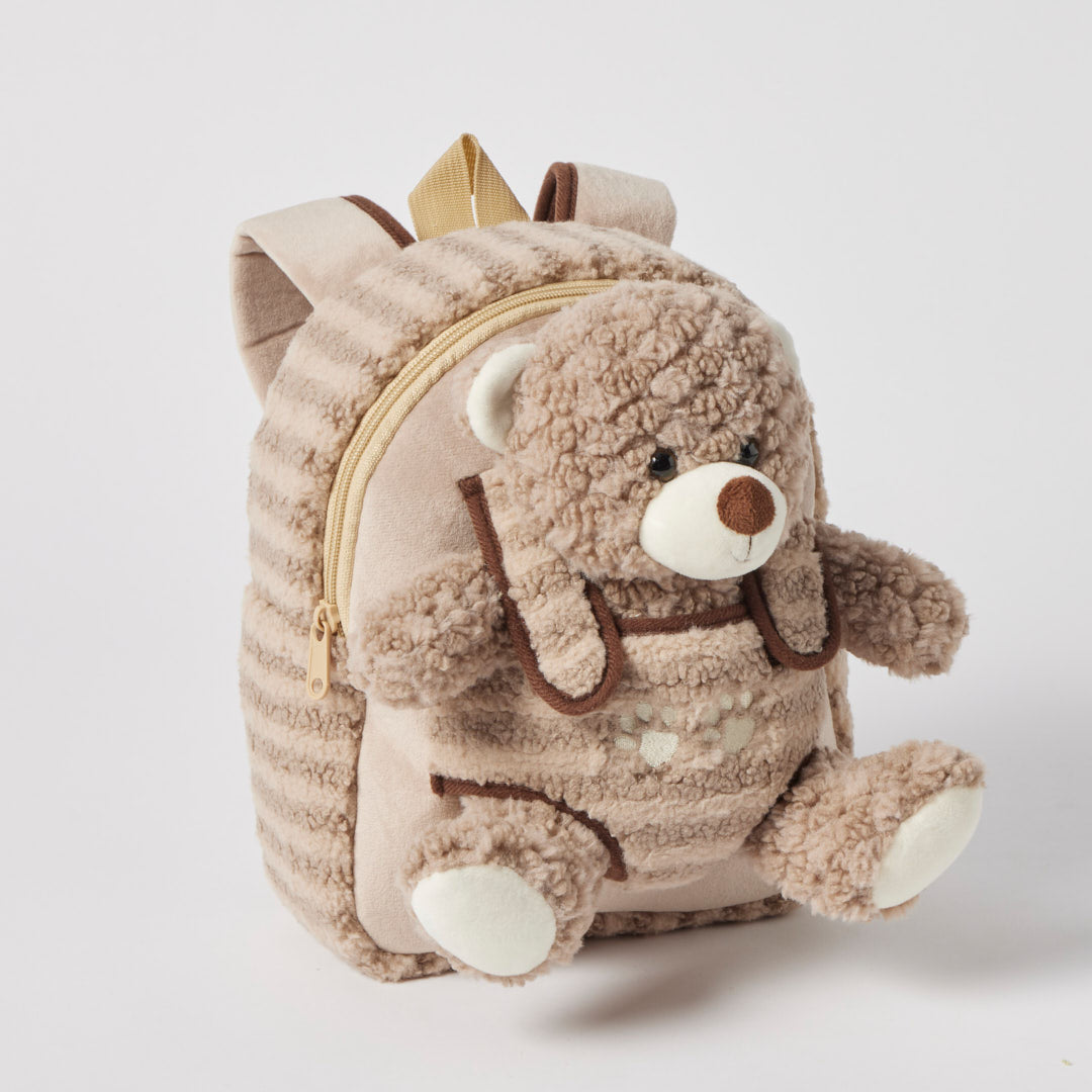 Jiggle & Giggle Plush Bear Buddy Backpack detail view