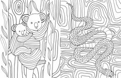 Colouring Book Australian Animals