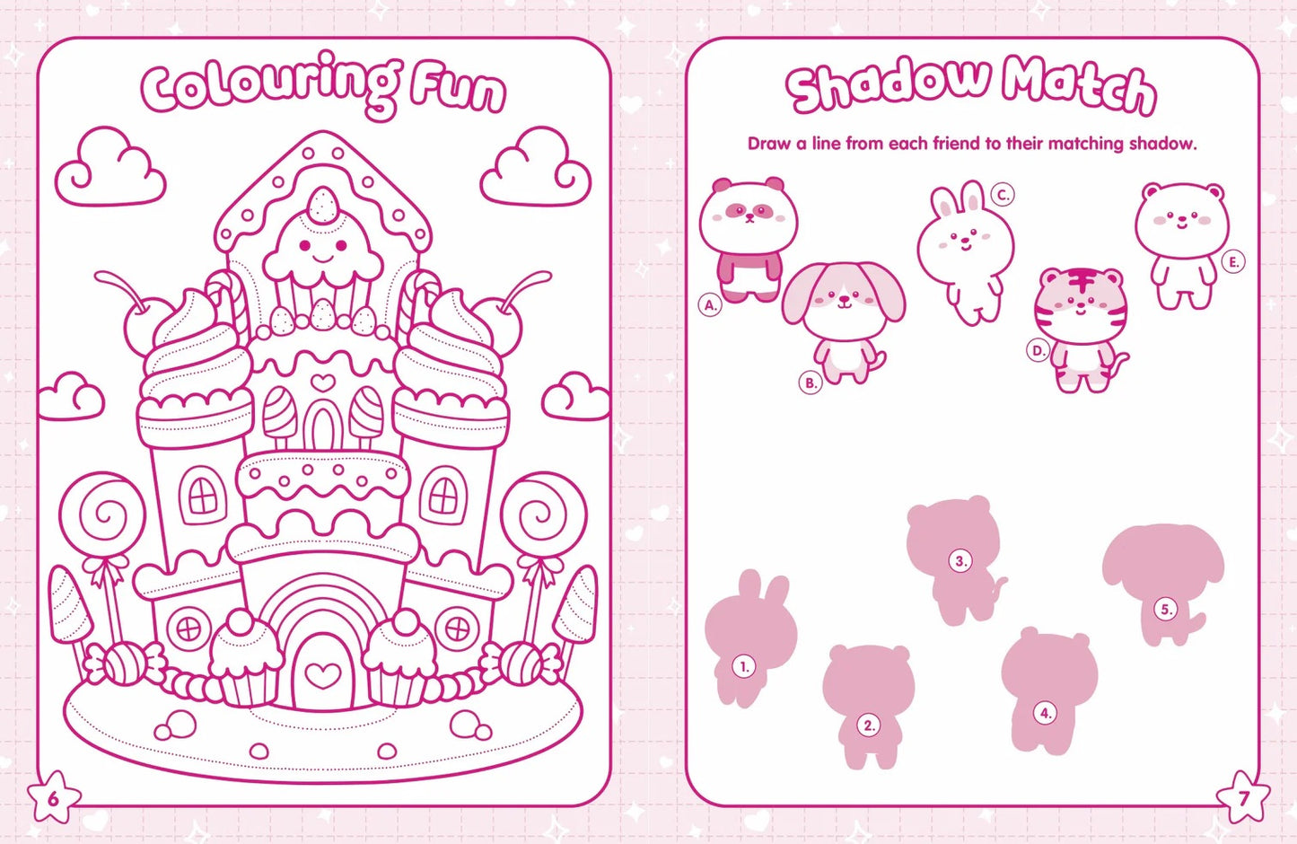 Activity book bubble Kawaii