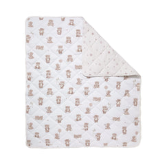 Cuddly Bear Organic Cotton Reversible Cot Comforter