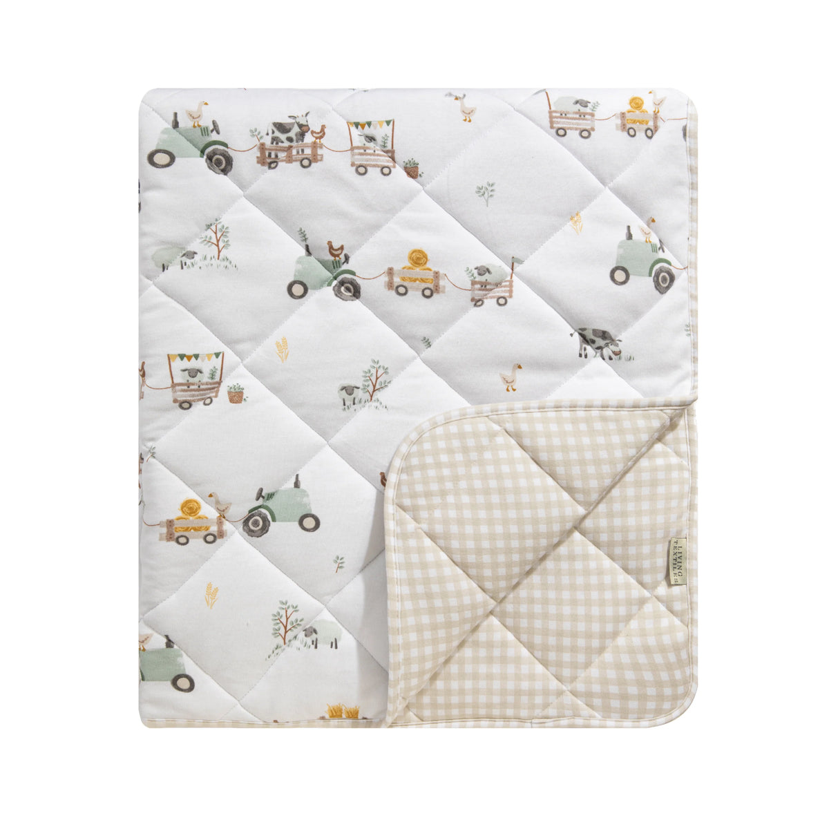 Organic Cotton Reversible Cot Comforter