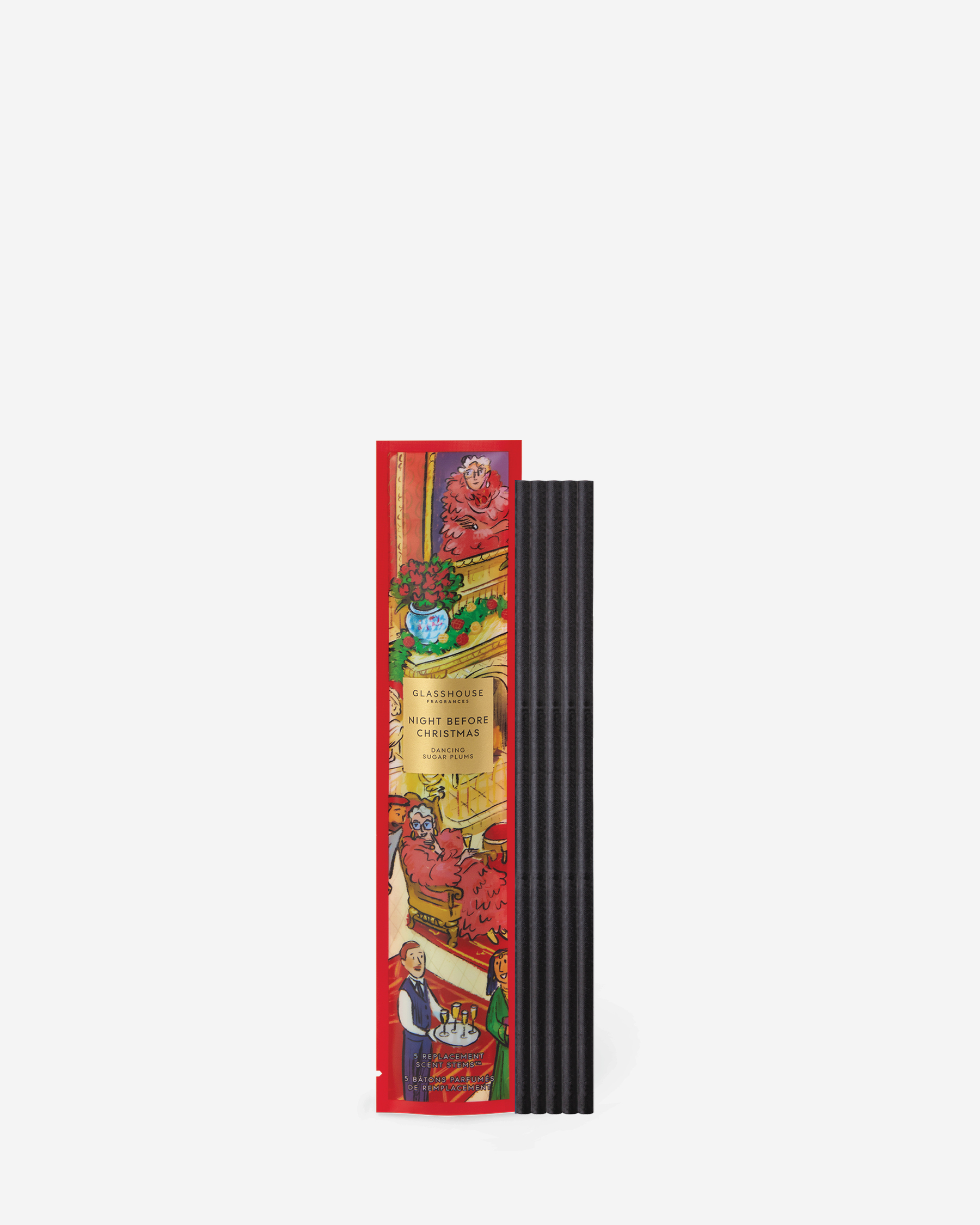 Glasshouse Night Before Christmas replacement Scent Stems pack of five