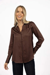 Humidity Lifestyle Poppy Shirt - Cocoa