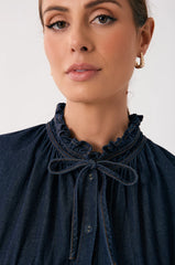 Diamante Set Curved Front Earrings – Gold/Crystal