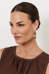 Resin Trio Event Hoops – Chocolate