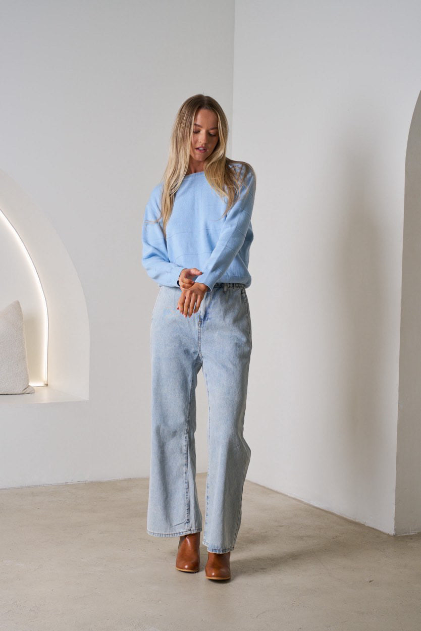 Loula 100% Cotton Cord Knit Sweater
