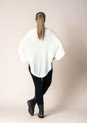 Super Soft Cowl Neck Top – Dolman Sleeve Pullover