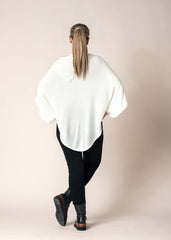 Super Soft Cowl Neck Top – Dolman Sleeve Pullover