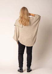 Super Soft Cowl Neck Top – Dolman Sleeve Pullover