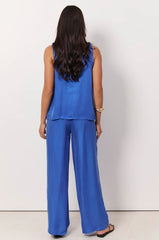 Kelly Cupro Pant – Blue