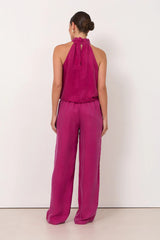 Kelly Cupro Pant – Magenta