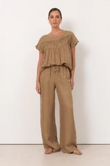 Kelly Cupro Pant – Mocha