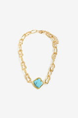 Turquoise Centre Event Chain Necklace