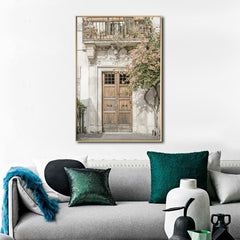 Tuscan Floral Door Brushed Artwork  (In-store Pickup)