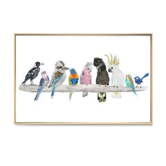 Australian Birds – Brushed Artwork (In-store Pickup)