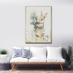 Wildflower Bunny B – Brushed Artwork (In-Store Pickup Only)