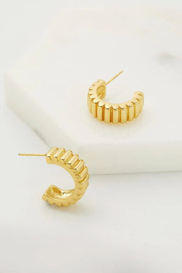 Zafino Alex Hoop Earrings Gold