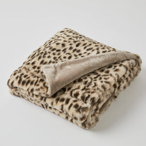Jiggle & Giggle Animal Print Faux Fur Baby Blanket