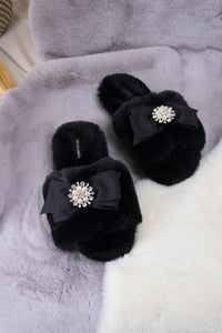 Anya Slippers Black