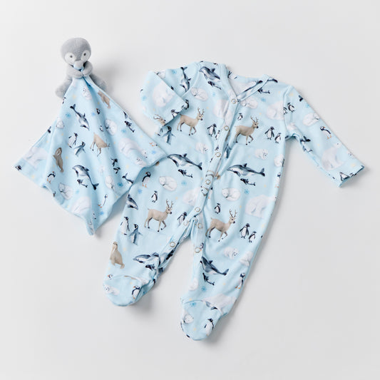 Jiggle & Giggle Aurora Romper & Comforter Gift Set