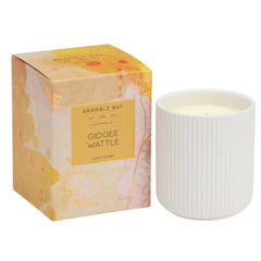 Gidgee Wattle Ceramic Candle – Australian Native Collection