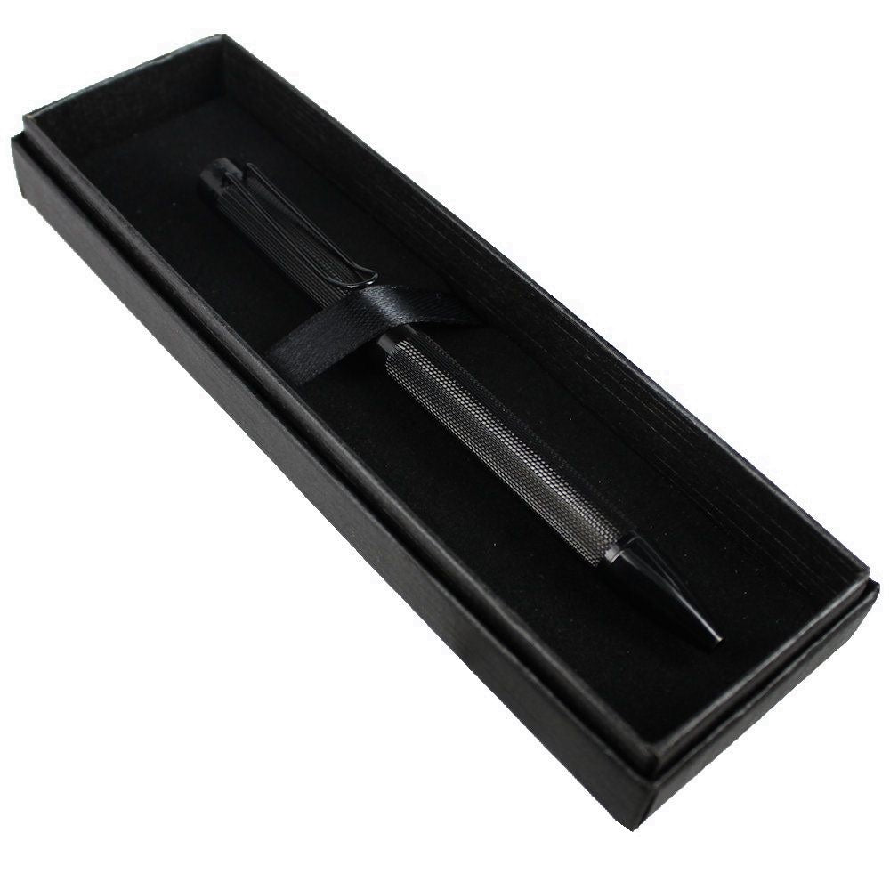 Metallic Mesh Pen - Black