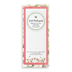 Bee Magnetic List Notepad – Flowering Gums