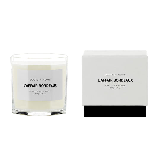 L'Affair Bordeaux Scented Soy Candle